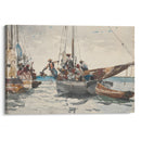Market Scene, Nassau (1885) - Winslow Homer - Canvas Print