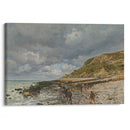 Chevaux À La Pointe De La Hève (1864) - Claude Monet - Canvas Print