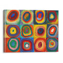 Quadrate mit konzentrischen Ringen (1913) - Wassily Kandinsky - Canvas Print