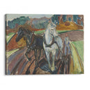 Autumn Ploughing (1919) - Edvard Munch - Canvas Print