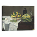 Still Life with Melon and Peaches (c. 1866) - Édouard Manet - Canvas Print