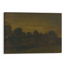Farming Village at Twilight (1884) - Vincent van Gogh - Canvas Print