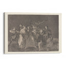 Wounds Heal Quicker than Hasty Words (Sanas Cuchilladas Mas No Malas Palabras) (ca. 1813-1820) - Francisco de Goya - Canvas Print