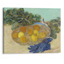 Still Life of Oranges and Lemons with Blue Gloves (1889) - Vincent van Gogh - Canvas Print - UAIO LMT