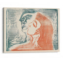 Head by head (man and woman kissing) (1905) - Edvard Munch - Canvas Print