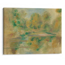 Paysage, Étang Et Fond D’arbres (1913) - Pierre-Auguste Renoir - Canvas Print