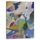 Murnau with church I (1910) - Wassily Kandinsky - Canvas Print