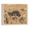Der Leichenwagen. Potsdamer Platz (1902) - Edvard Munch - Canvas Print