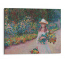 Jeune fille dans le jardin de Giverny (1888) - Claude Monet - Canvas Print