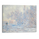 Le Givre À Giverny (1885) - Claude Monet - Canvas Print