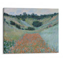 Poppy Field in a Hollow near Giverny (1885) - Claude Monet - Canvas Print