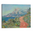 La route rouge près de Menton (1884) - Claude Monet - Canvas Print