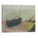 Étude de bateaux sur la plage d’Étretat (1885) - Claude Monet - Canvas Print