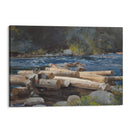Hudson River (1892) - Winslow Homer - Canvas Print