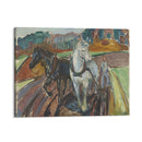 Autumn Ploughing (1919) - Edvard Munch - Canvas Print