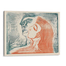 Head by head (man and woman kissing) (1905) - Edvard Munch - Canvas Print