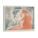 Head by head (man and woman kissing) (1905) - Edvard Munch - Canvas Print