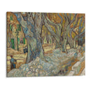 The Large Plane Trees (Road Menders at Saint-Rémy) (1889) - Vincent van Gogh - Canvas Print - UAIO LMT