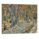 The Large Plane Trees (Road Menders at Saint-Rémy) (1889) - Vincent van Gogh - Canvas Print - UAIO LMT