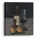 Still Life with Bottle, Glass, and Lemons (1867–69) - Paul Cézanne - Canvas Print