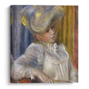Woman with a Hat - Pierre-Auguste Renoir - Canvas Print