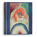 Design for the cover of the almanac ‘The Blue Rider’ (1911) - Wassily Kandinsky - Canvas Print