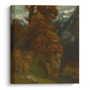 The Glen at Ornans (Bords du Doubs; Effet d’Automne) (1866) - Gustave Courbet - Canvas Print
