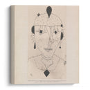 Portrait Sketch of a Costumed Lady (1924) - Paul Klee - Canvas Print