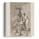 Ensayos. (Trials.) (1796-1797) - Francisco de Goya - Canvas Print