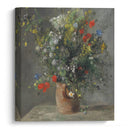 Flowers in a Vase (c. 1866) - Pierre-Auguste Renoir - Canvas Print