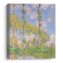 Poplars in the Sun (1891) - Claude Monet - Canvas Print