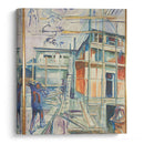 The Building Of The Winter Studio (1929) - Edvard Munch - Canvas Print