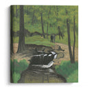 The Woods Of Boulogne (1921) - Félix Vallotton - Canvas Print