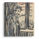 Stående figur   (1909-1910) - Edvard Munch - Canvas Print