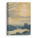 Sainte Geneviève Veillant Sur Paris (1898) - Eugène Grasset - Canvas Print