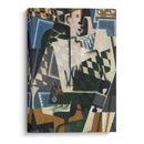 Harlequin with a Guitar (1917) - Juan Gris - Canvas Print