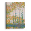 Peupliers au bord de l’Epte, automne (1891) - Claude Monet - Canvas Print