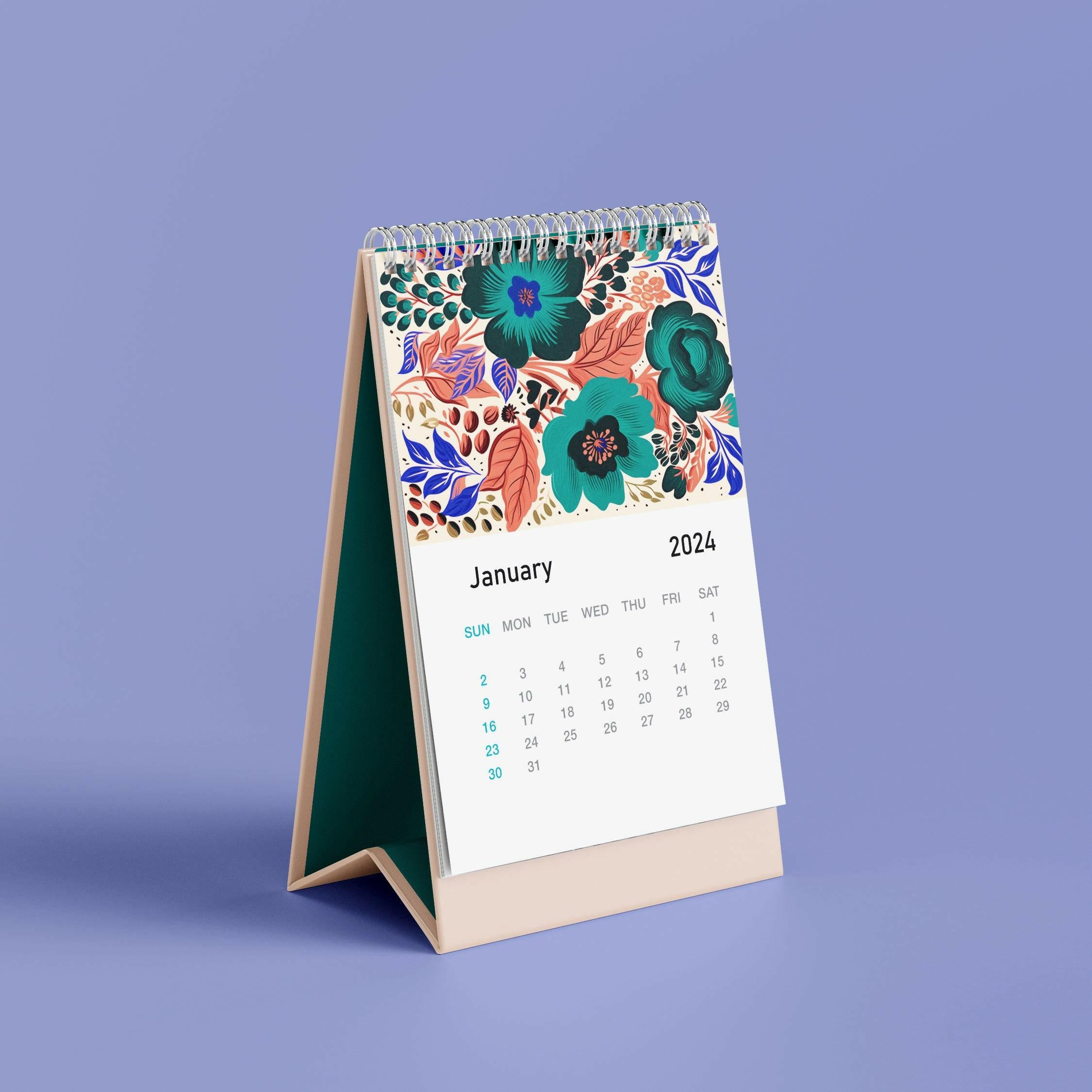 High Quality Desktop Wire Calendars