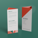 Tri-Fold Toblerone Style Menu.