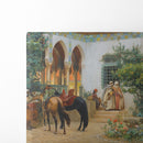 A North African Courtyard (1879) - Frederick Arthur Bridgman - Canvas Print