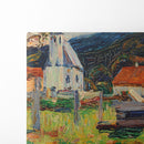 Kochel—Dorfkirche (1902) - Wassily Kandinsky - Canvas Print
