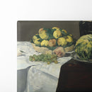 Still Life with Melon and Peaches (c. 1866) - Édouard Manet - Canvas Print