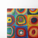 Quadrate mit konzentrischen Ringen (1913) - Wassily Kandinsky - Canvas Print