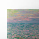 Coucher De Soleil À Pourville, Pleine Mer (1882) - Claude Monet - Canvas Print