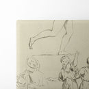 One nude and three clothed female figures - Peter Paul Rubens - Canvas Print