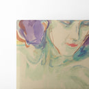 Female head (1932-1942) - Edvard Munch - Canvas Print