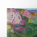 Red Rocks by Åsgårdstrand (1904) - Edvard Munch - Canvas Print