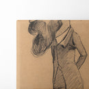 Caricature of Auguste Vacquerie (c. 1859) - Claude Monet - Canvas Print