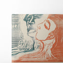 Head by head (man and woman kissing) (1905) - Edvard Munch - Canvas Print