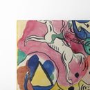 Design for the cover of the almanac ‘The Blue Rider’ (1911) - Wassily Kandinsky - Canvas Print